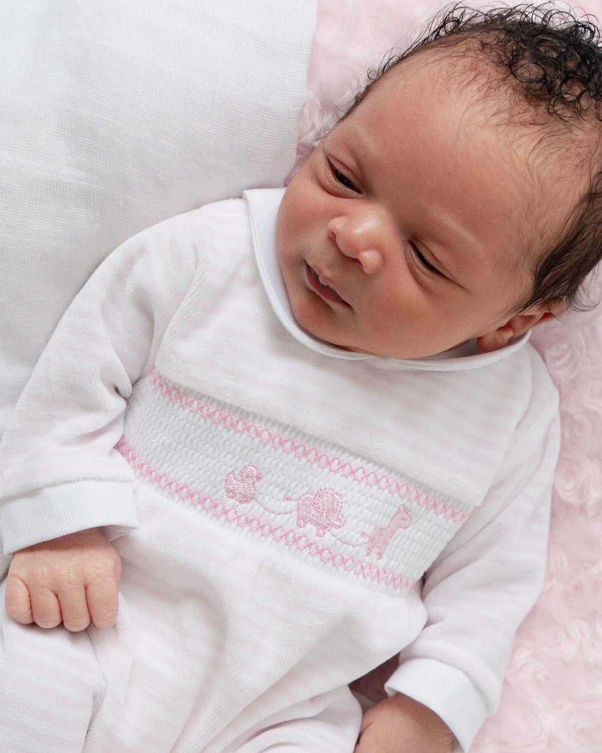 Toys Velour Sleepsuit - Pink