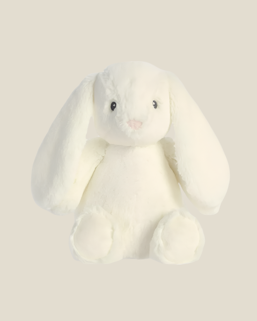 Personalised bunny soft toy - dawn white