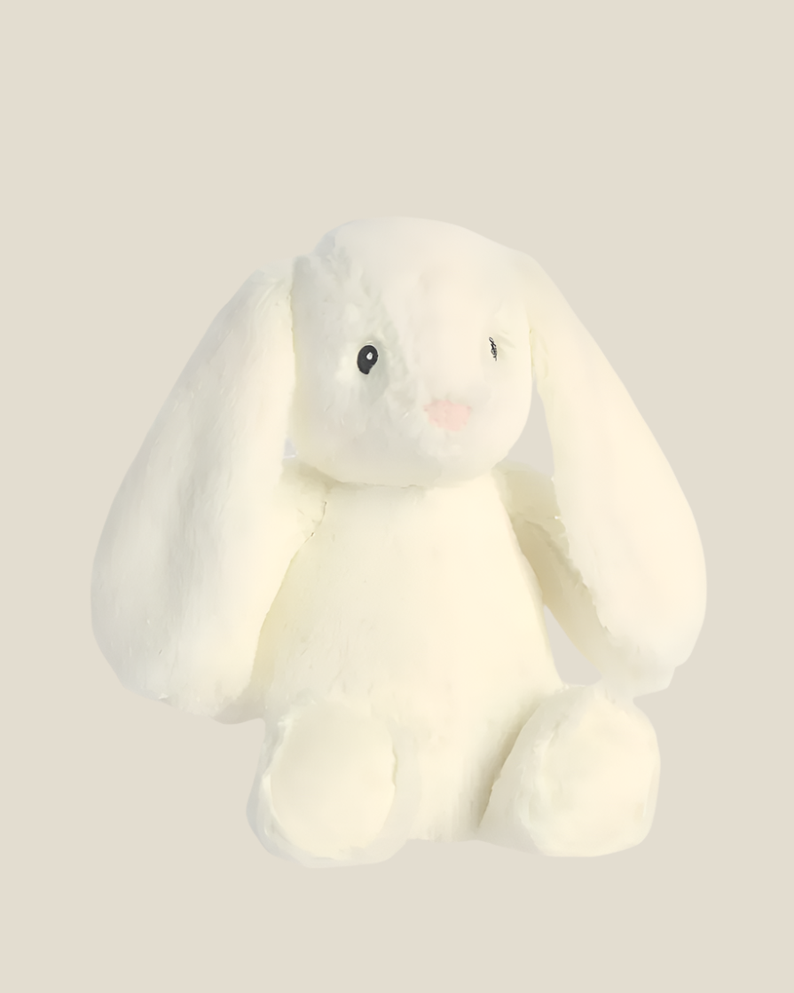 Personalised bunny soft toy - dawn white