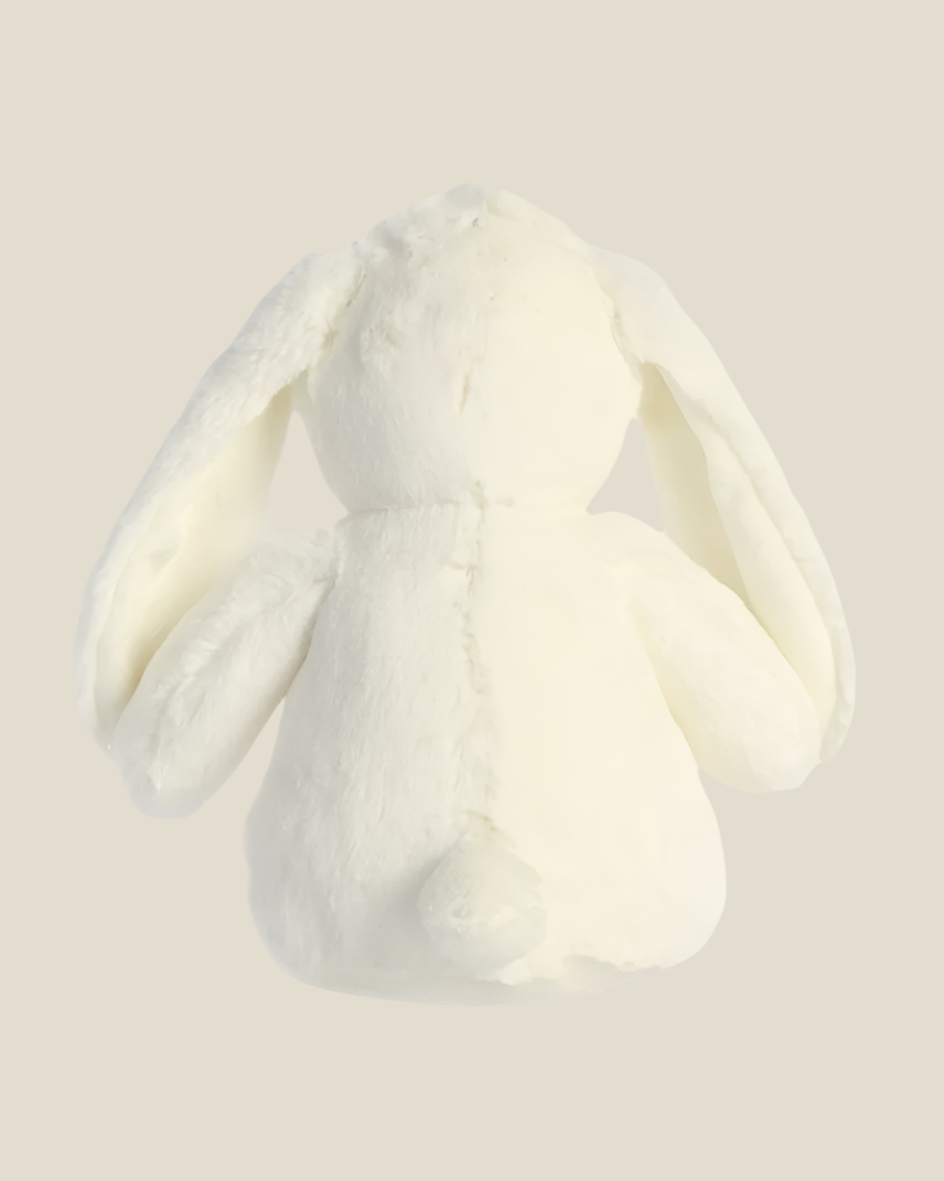 Personalised bunny soft toy - dawn white