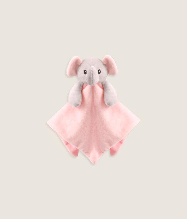 Soft elephant comforter - pink