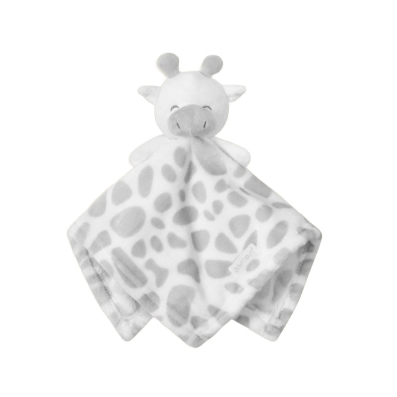 Soft grey giraffe comforter