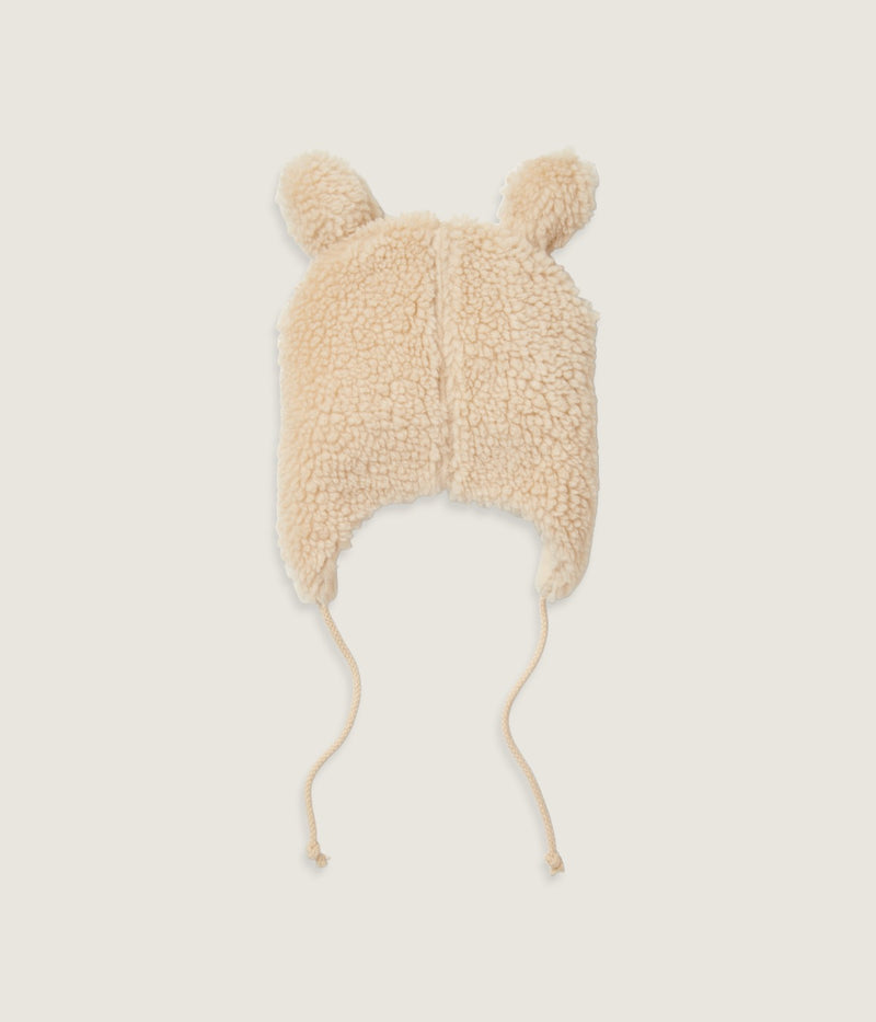 Little bunny lined teddy hat