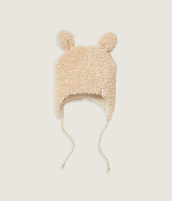 Little bunny lined teddy hat