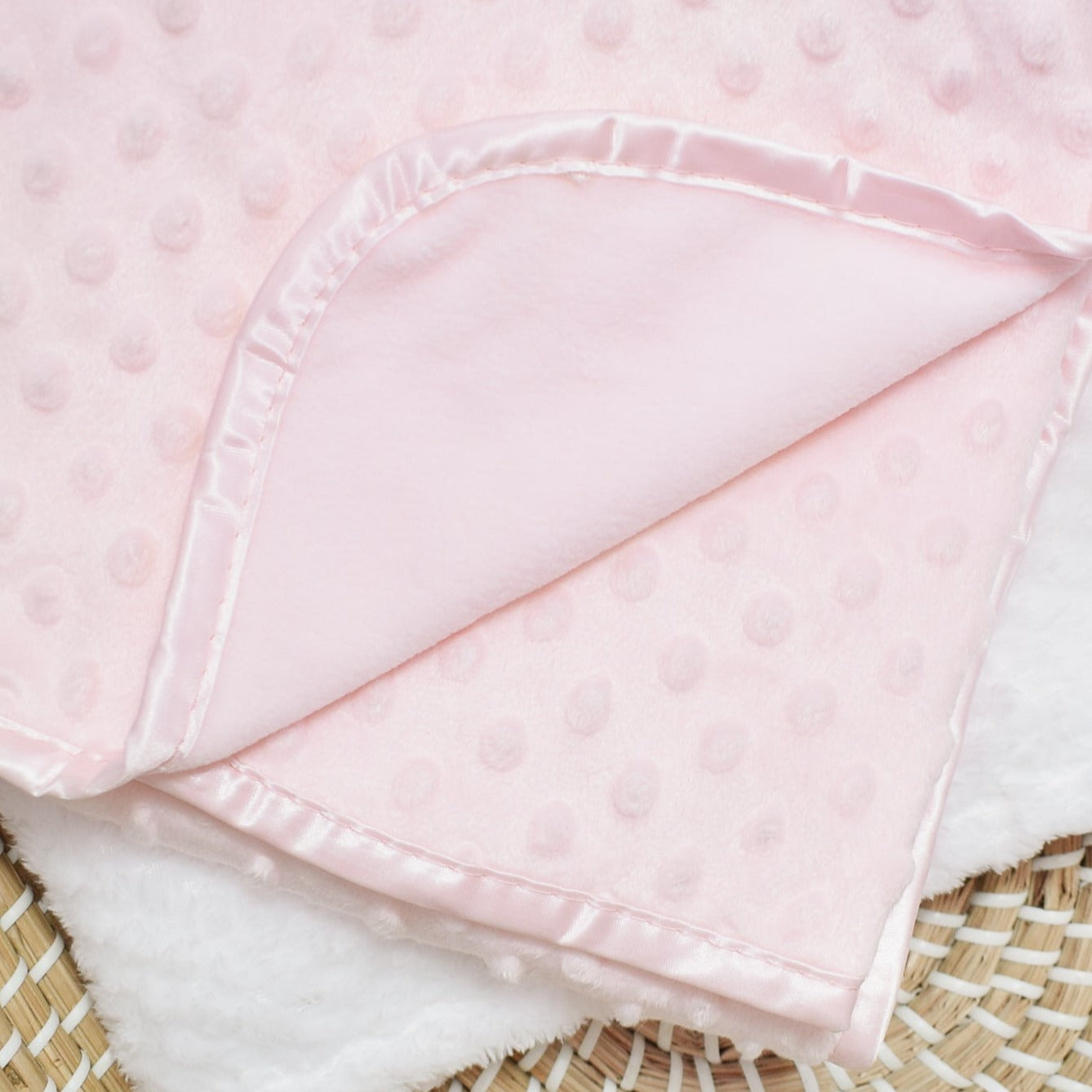 Bubble blanket - soft pink