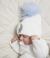 Peter Rabbit Hat - White & Blue