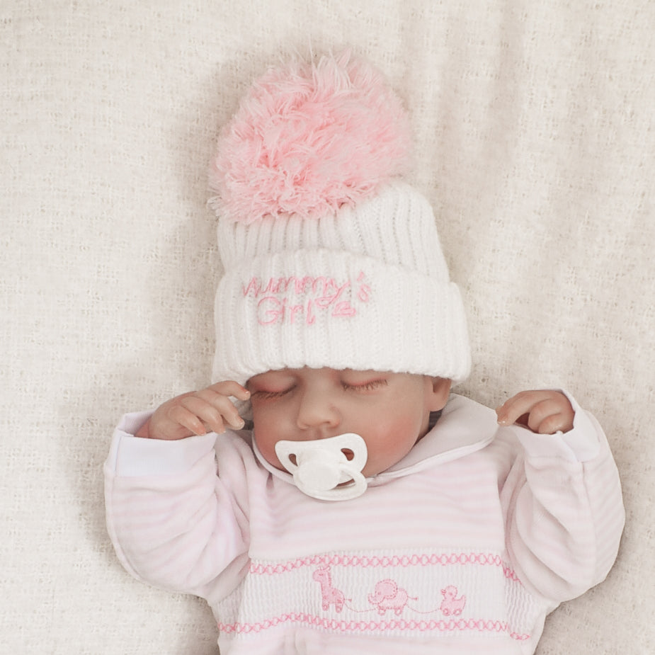 Large pom hat - mummy's girl