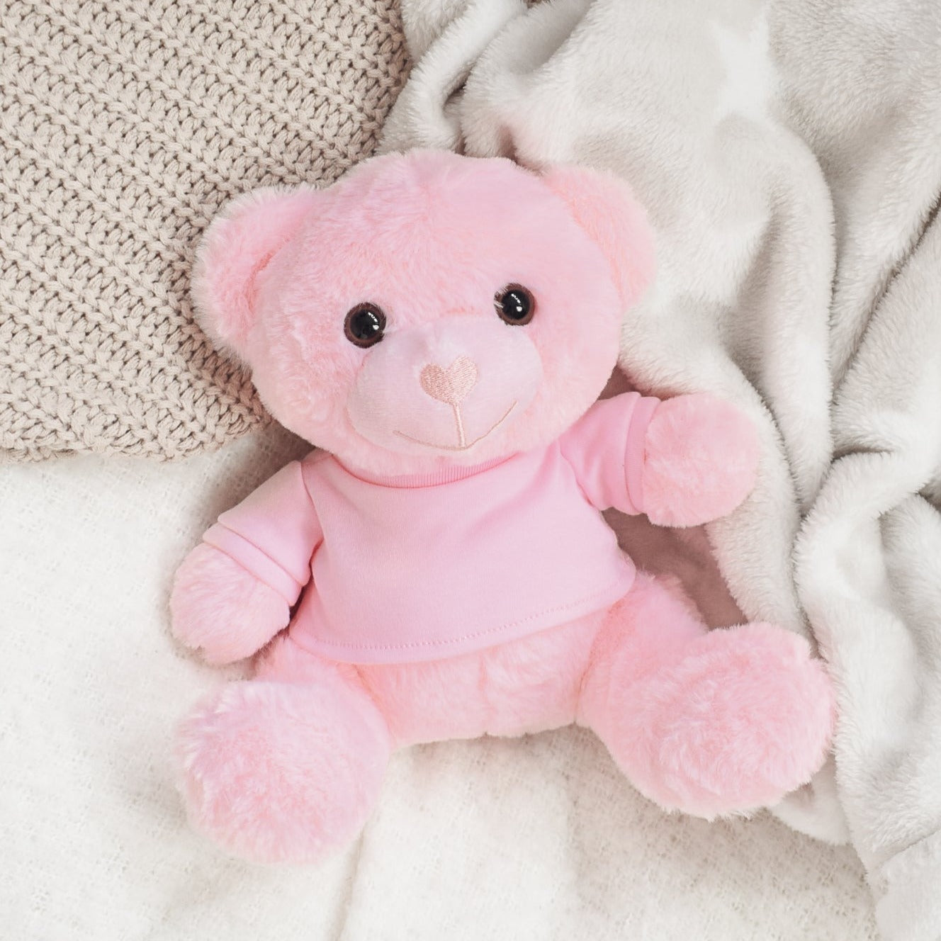 Bear Soft Toy - Pink