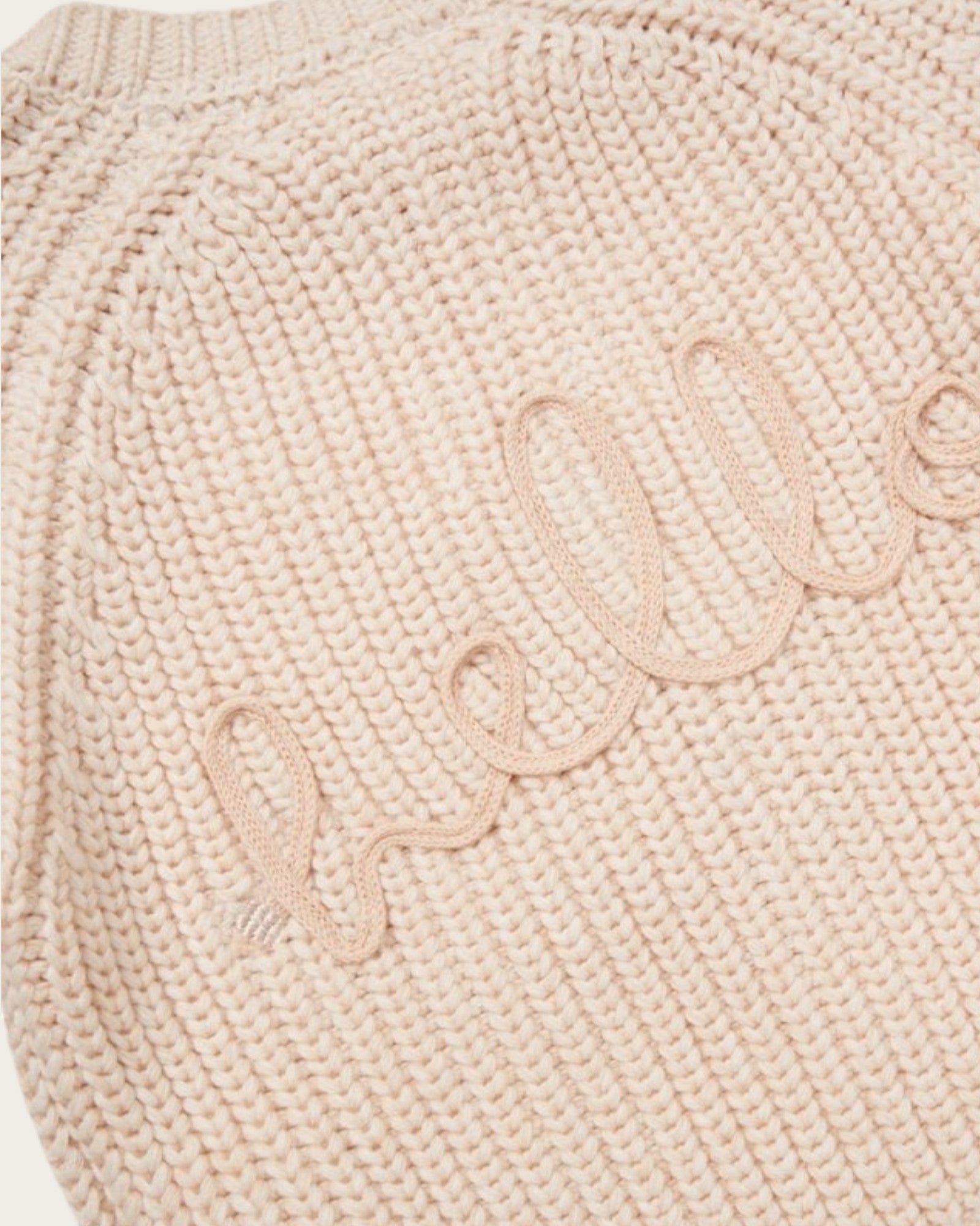 Cream hello cardigan