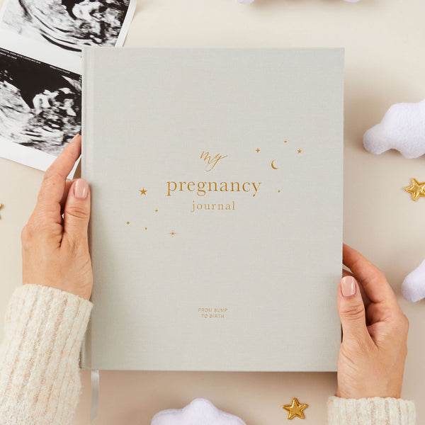 Pregnancy journal - grey