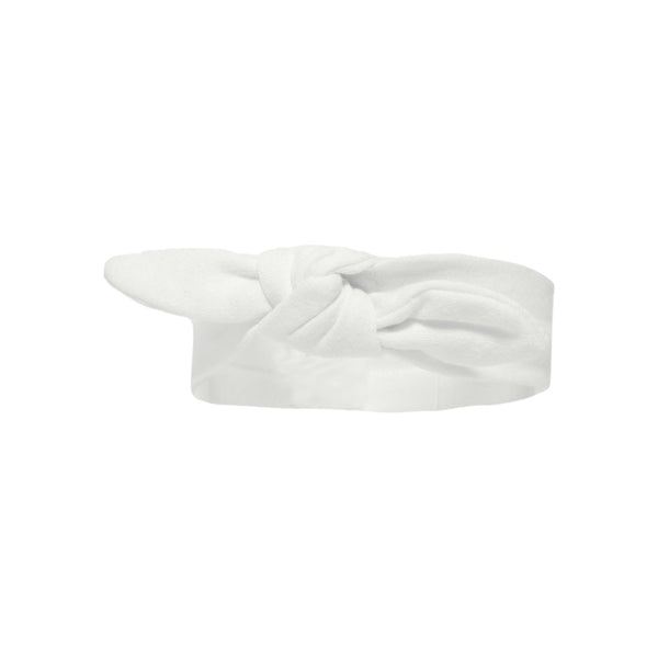 Soft Bow Knot Headband - White