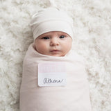 Bamboo Hat & Swaddle - Pink