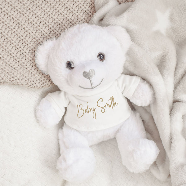 Bear Soft Toy - White