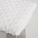 Soft bubble blanket - white